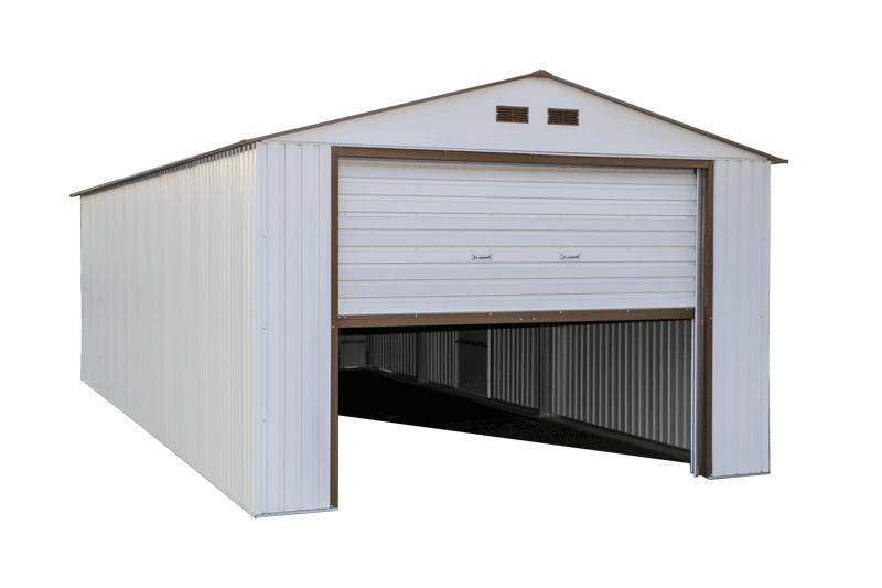 DuraMax 12x32 Steel Garage Kit - White DuraMax 12x32 Steel Garage Kit - White