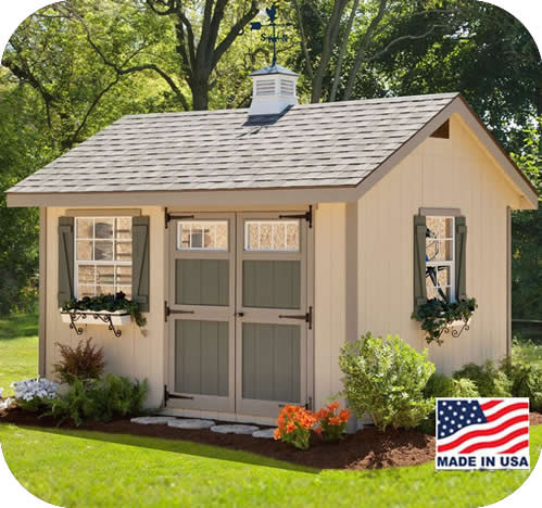 EZ-Fit Heritage 10x20 Wood Storage Shed Kit EZ-Fit Heritage 10x20 Wood Storage Shed Kit