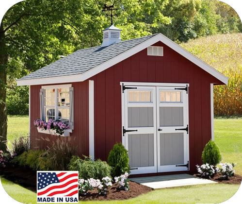 EZ-Fit Homestead 8x10 Wood Storage Shed Kit EZ-Fit Homestead 8x10 Wood Storage Shed Kit
