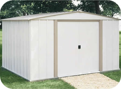 Arrow 10x8 Salem Metal Storage Shed Kit Arrow 10x8 Salem Metal Storage Shed Kit